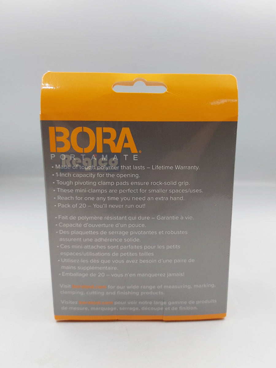 Bora 1" Mini Spring Clamp 20pcs Set 540520 Regico Hardware