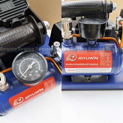 JOYLIWIN Cordless Air Compressor 18-21V | Portable Mini Air Pump | Battery Powered Air Compressor Regico Hardware (UNIT ONLY)