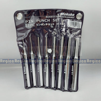 MOKUBA 150mm Japanese Straight Pin Punch Set
