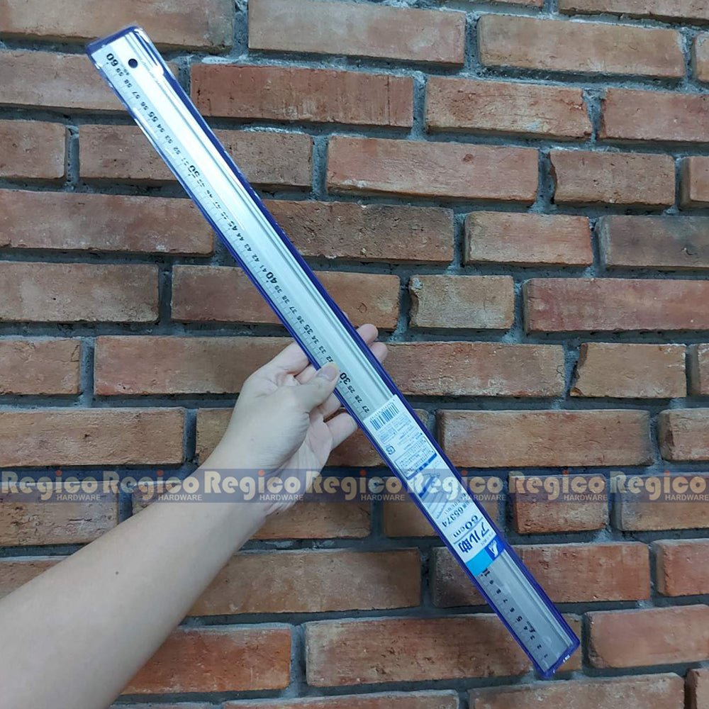 Shinwa Aluminum Straight Ruler Non-Slip Ruler