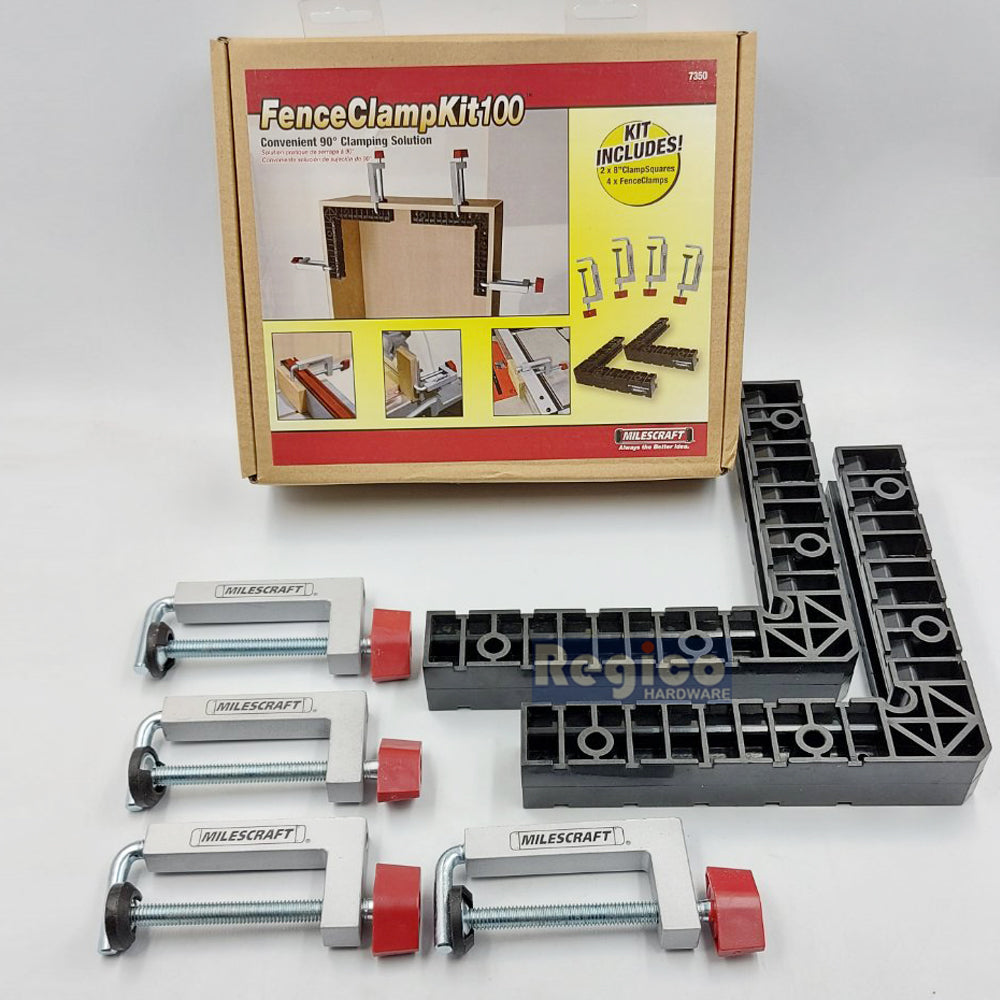 Milescraft Fence Clamp & Clamp Square Combo Kit #7350 #4009