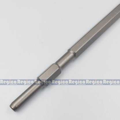 MOKUBA Pointed Chisel 17mm Hex Shank for Demolishing Chipping Hammer Gun Made in Japan