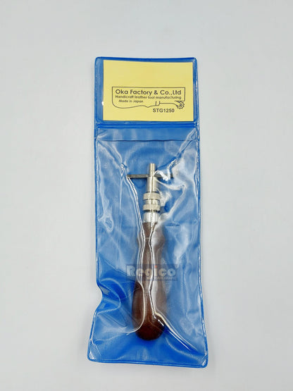 Oka Creaser Beveller Tool Edge Stitching Groover Punch Leatherwork Oka STG1250