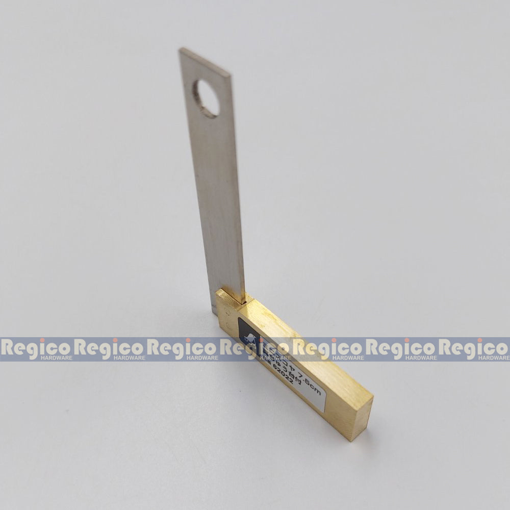 Shinwa Mini Precision Square Tri Square with Brass Base Carpenter Square