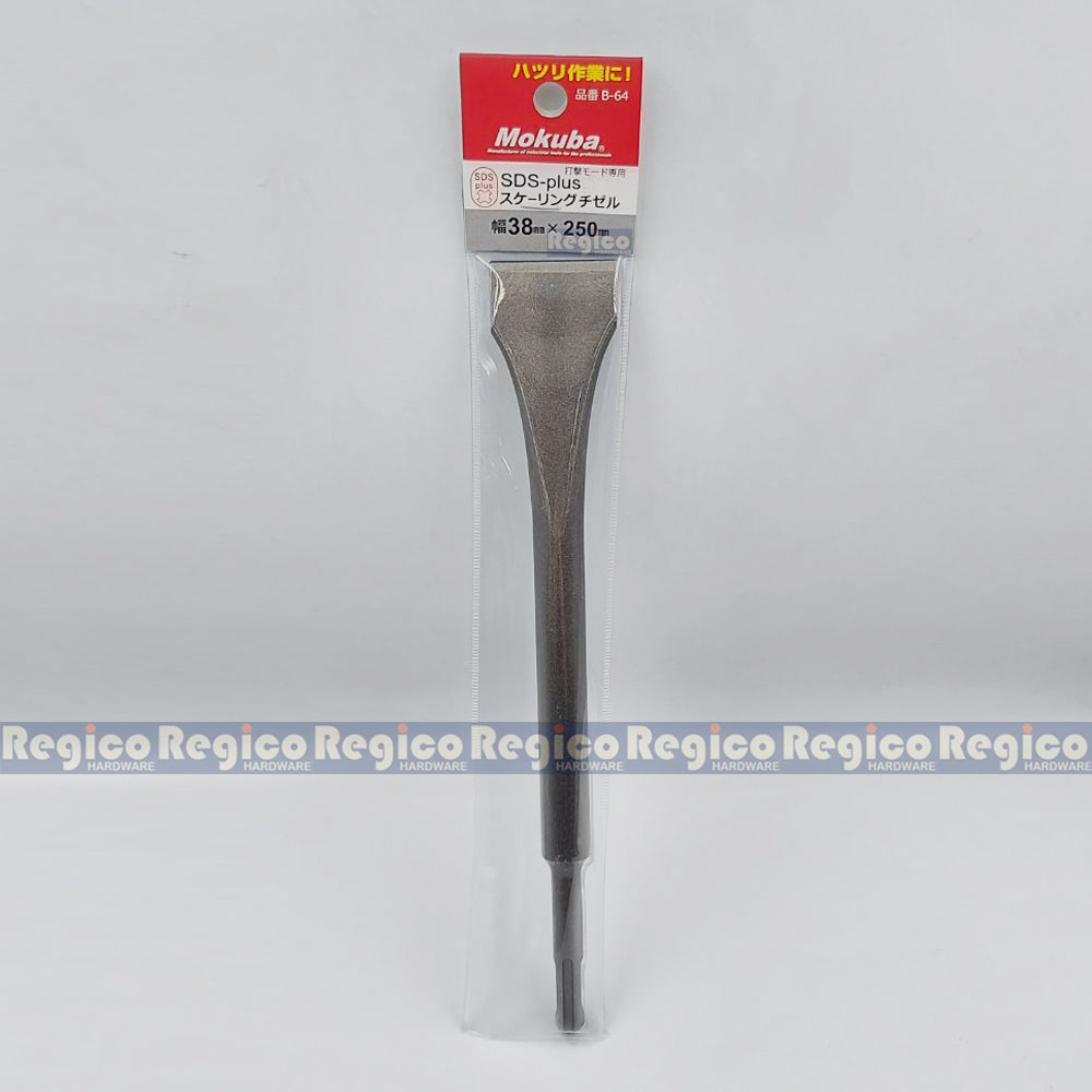 MOKUBA Japan made SDS+ Power Scaling Flat Chisel