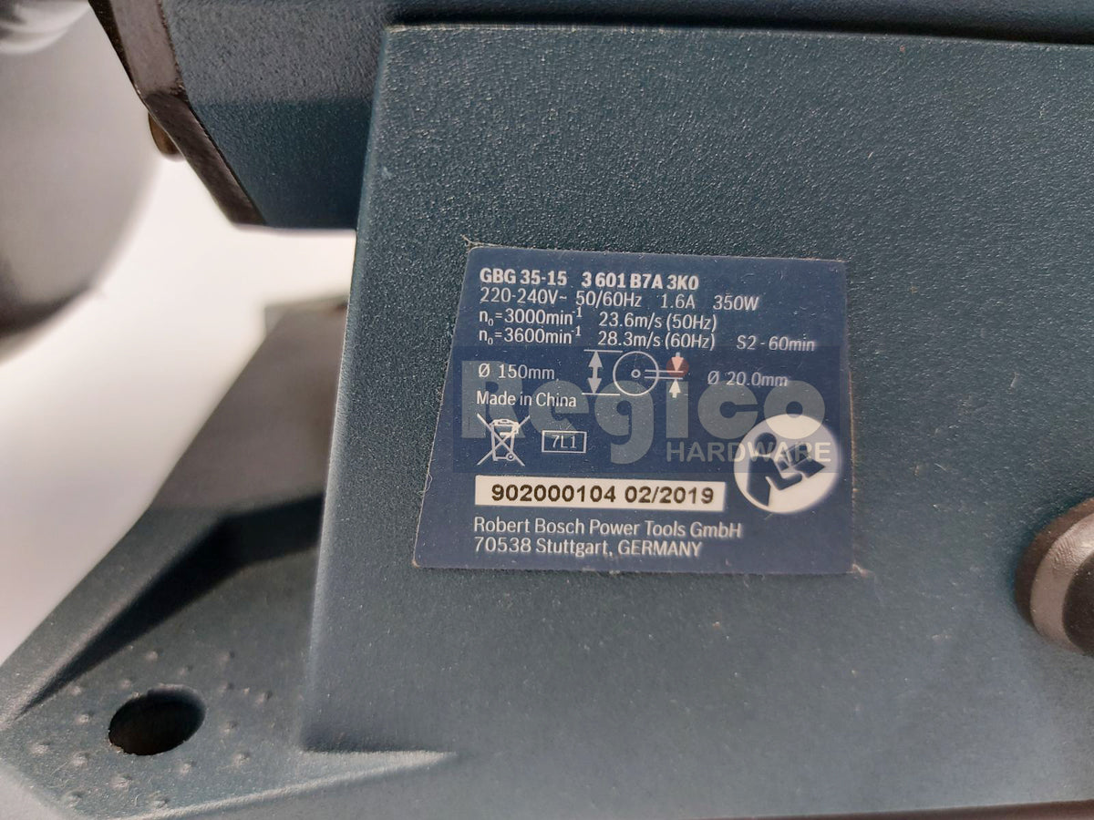 Bosch GBG 35-15 6" Bench Grinder  Bosch Blue Line