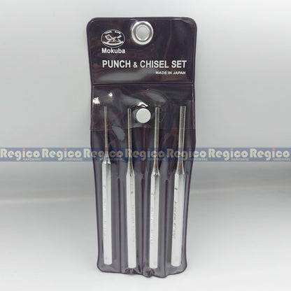 MOKUBA 150mm Japanese Straight Pin Punch Set