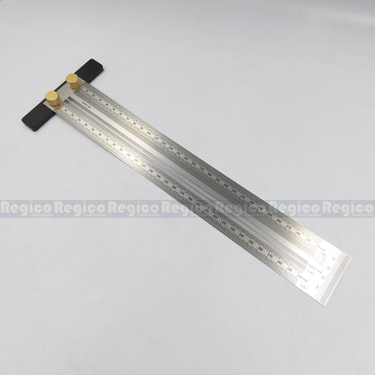 Regicocraft 300mm Stainless Steel T-Type Ruler #02404