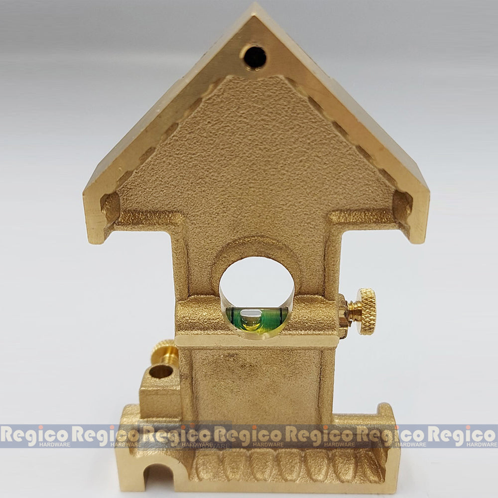 Regicocraft Brass Odd Job Tool with 6 inch wooden ruler #00559