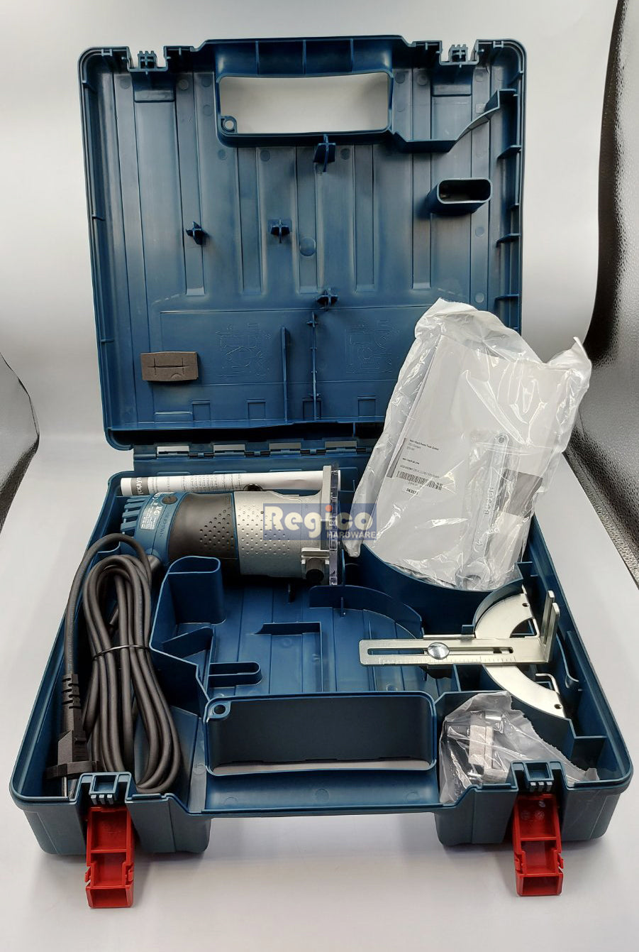 Bosch Palm Router GKF 600 Trimmer with Collet reducer 8mm x 1/4" Bosch Blue Line