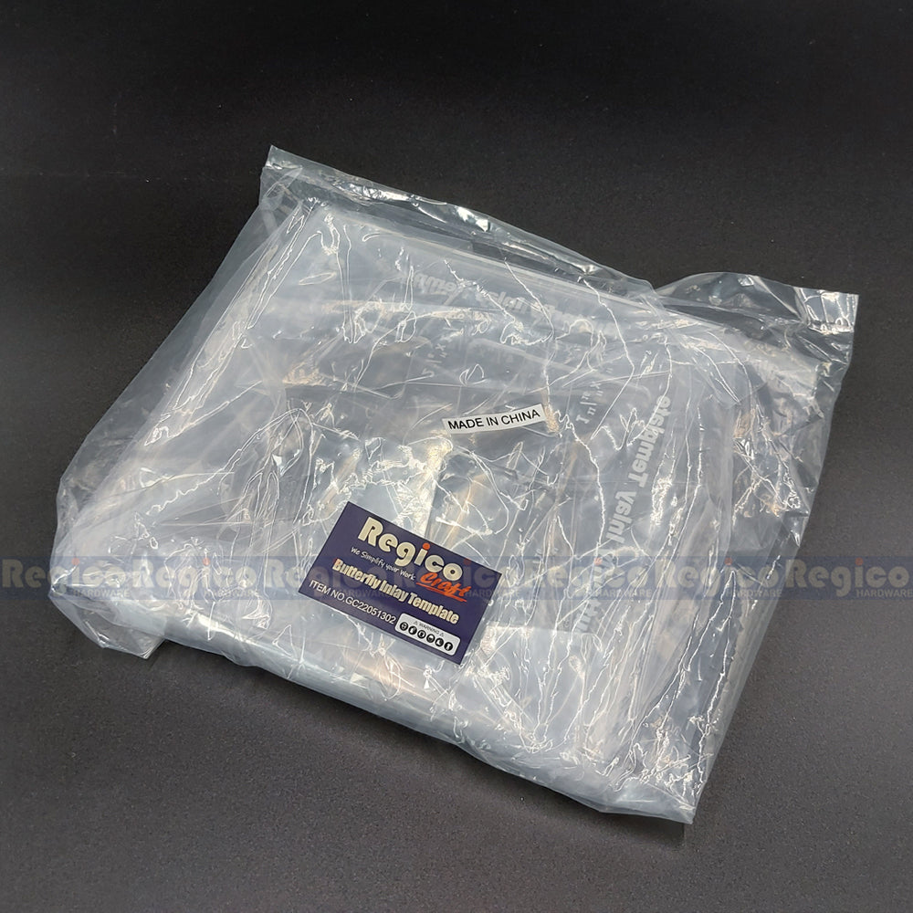 Regicocraft Woodworking Butterfly Bowtie Key inlay Template Set Kit #51302