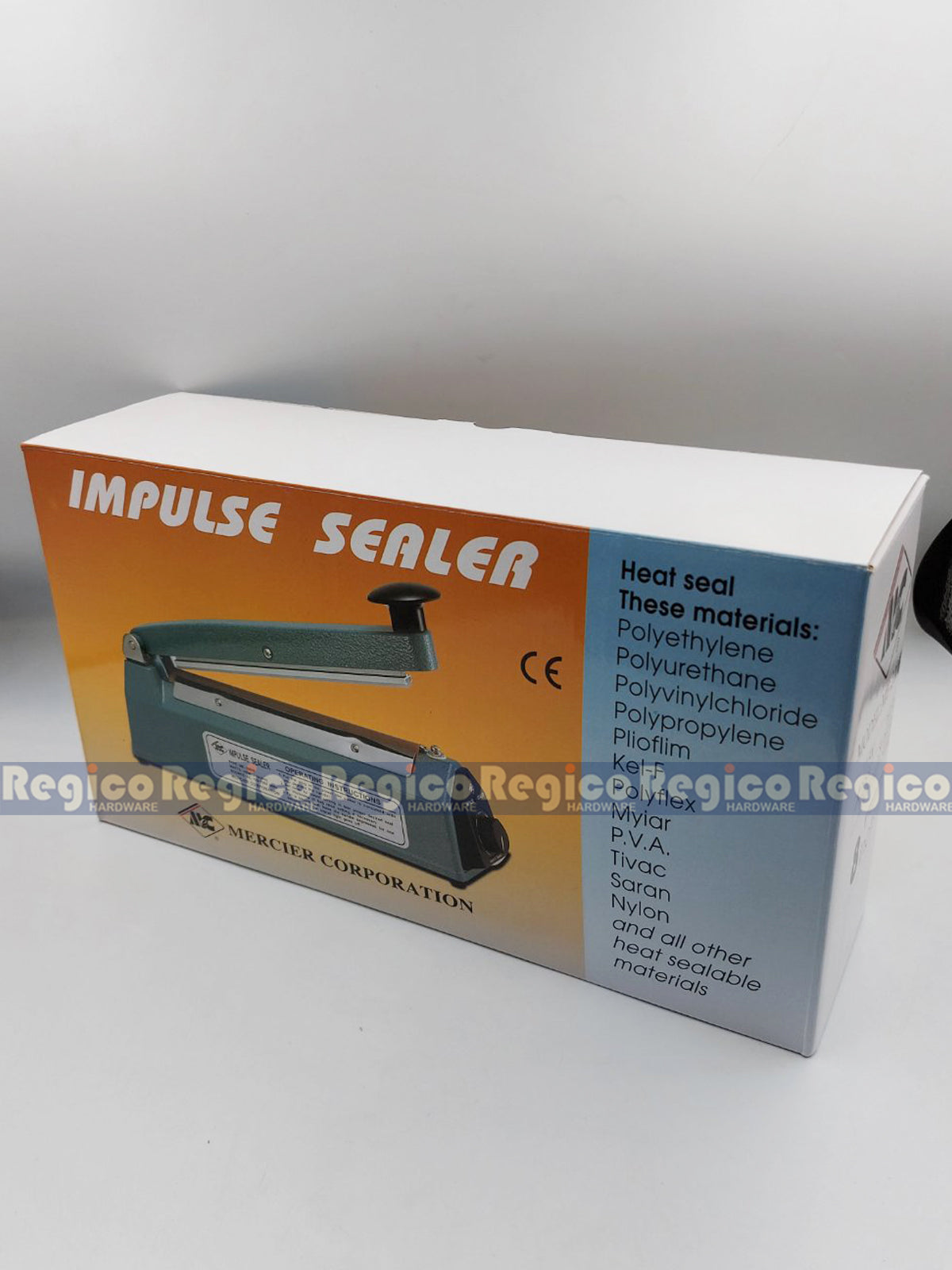 Mercier Heavy Duty Impulse Plastic Sealer with High Temperature Resistance 220V