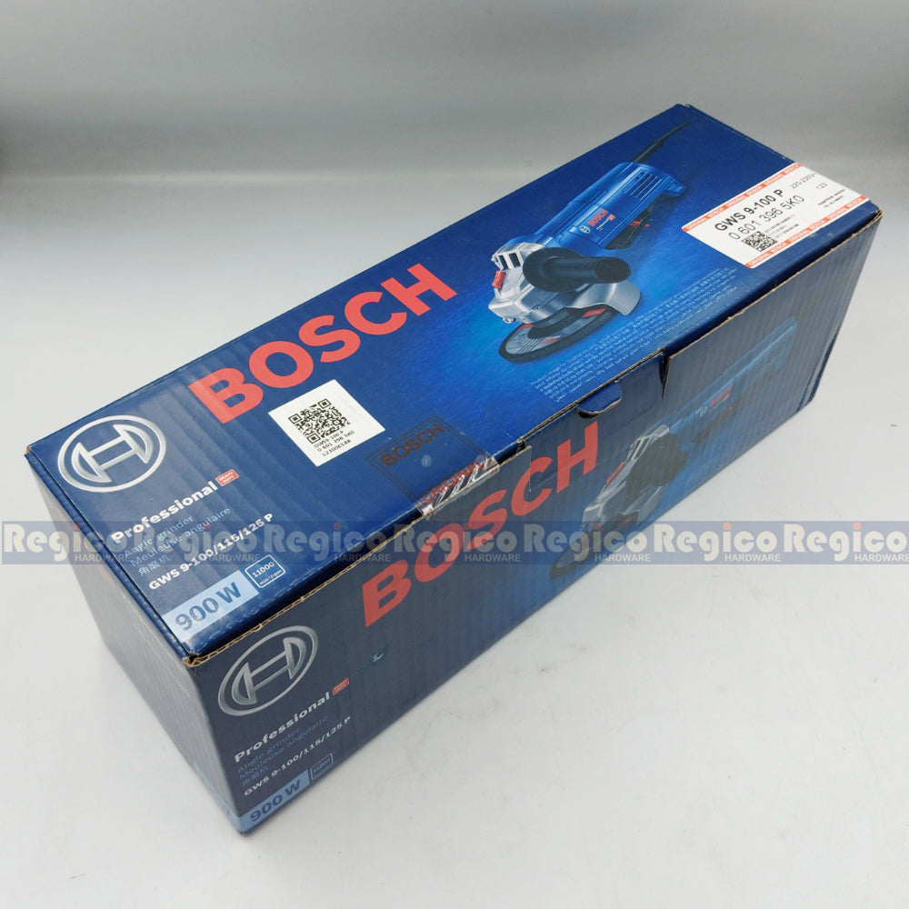 Bosch GWS 9-100 P Angle Grinder with Paddle Handle Deadman's Switch Bosch Blue Line