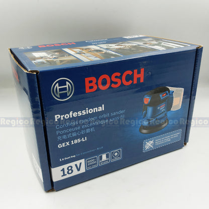 Bosch GEX 185-Li Cordless 18v 5 inch Orbital Random Sander Bosch Cordless