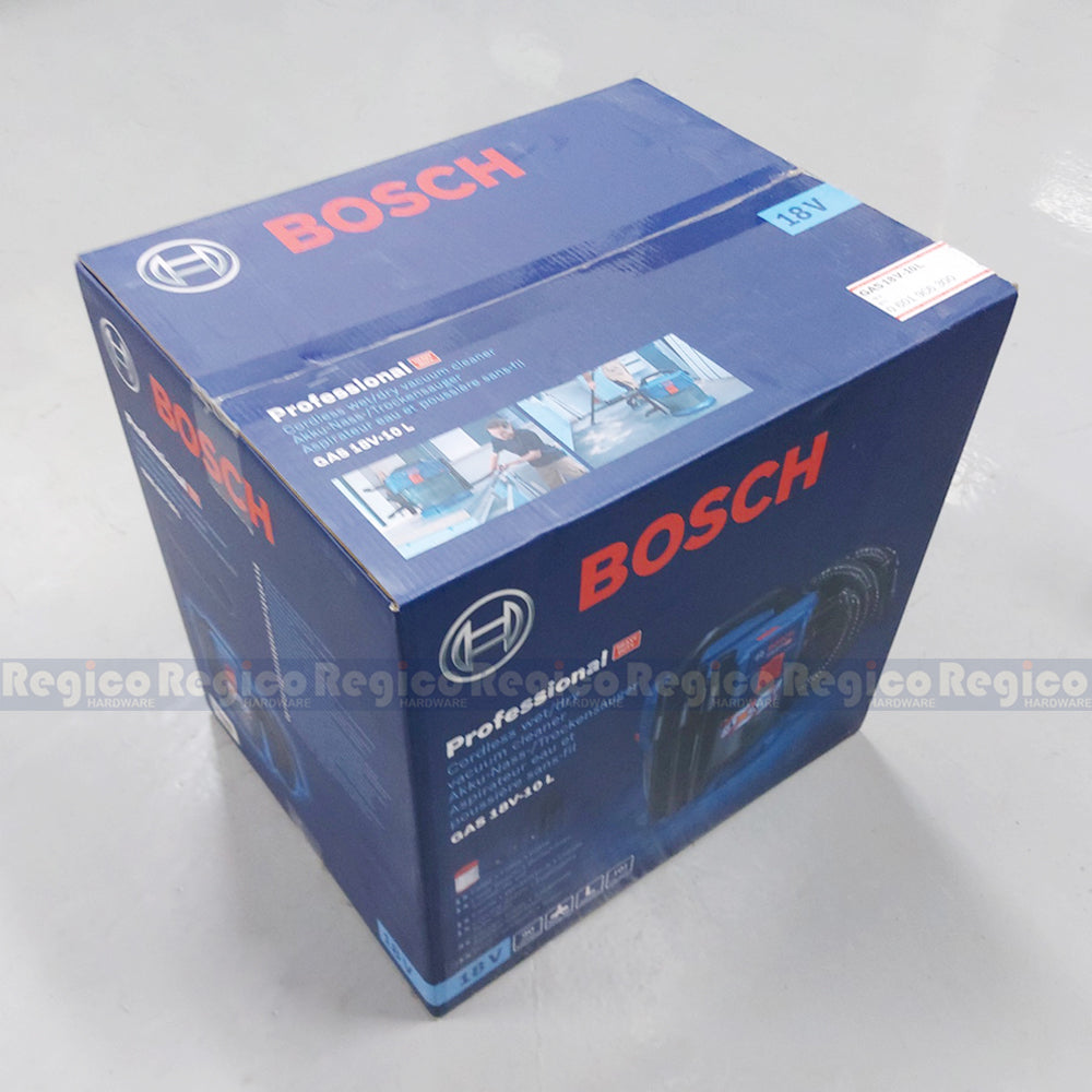 BOSCH GAS 18V-10 L Cordless 10 liter litre Wet / Dry Vacuum Cleaner Battery and Charger not included Bosch Cordless