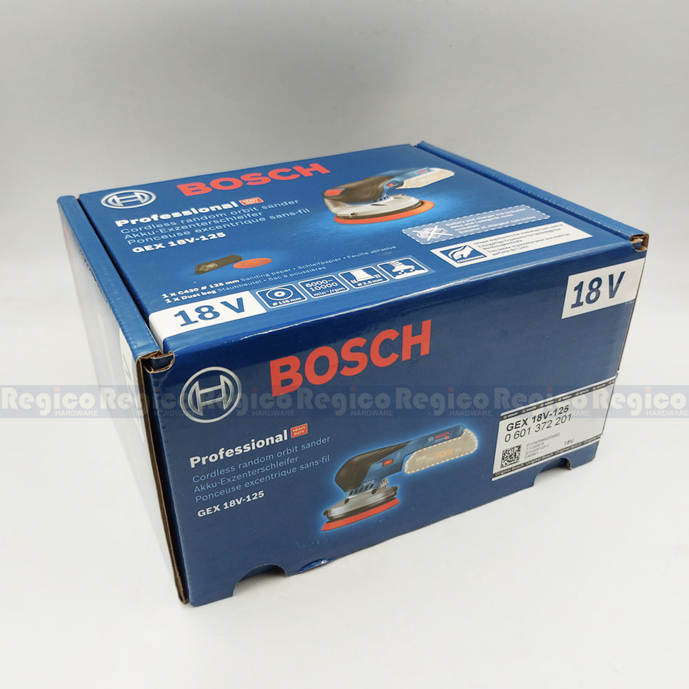 Bosch GEX 18V-125 18v Cordless Random Orbital Sander Bosch Cordless