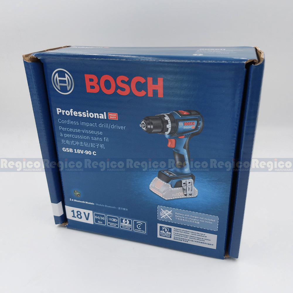 GSB 18v-90 C 13mm Cordless Brushless Impact Hammer Hand Drill UNIT ONLY Bosch Cordless