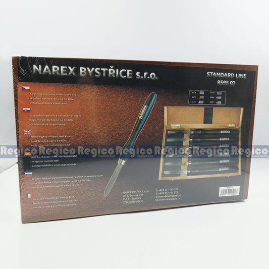 Narex Wood Turning Lathe Chisel Set (Standard Line #8595)