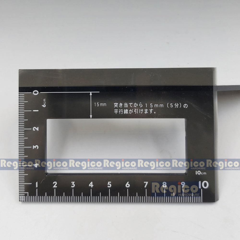 Shinwa 45° and 90° Polycarbonate Mitre Ruler Square Squala #62112