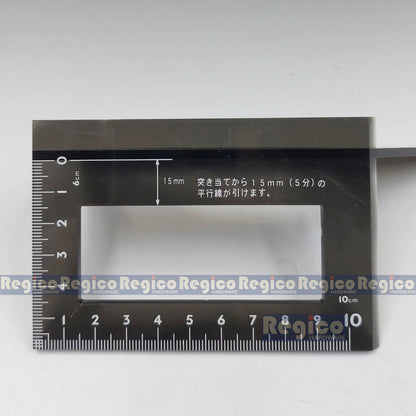 Shinwa 45° and 90° Polycarbonate Mitre Ruler Square Squala #62112