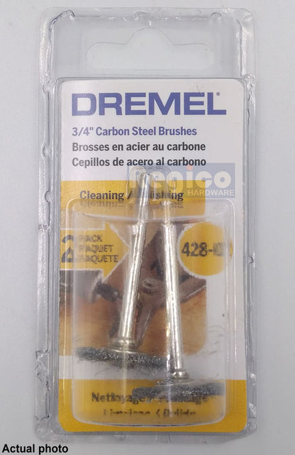 Dremel 3/4  Carbon Steel Brushes (428)