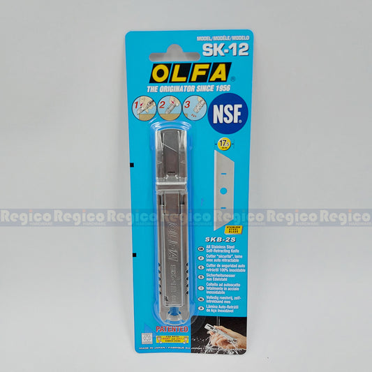 Olfa SK-12 Stainless Steel Safety Knife