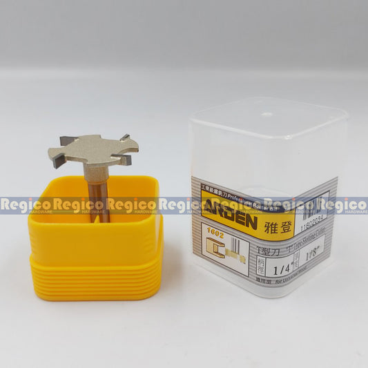 ARDEN 4 Tooth Slot Cutter, 1/4" Shank #1602