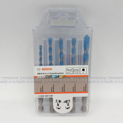 Bosch Multi-Construction HEX-9 Drill Bit Set #89530 Bosch Accessories