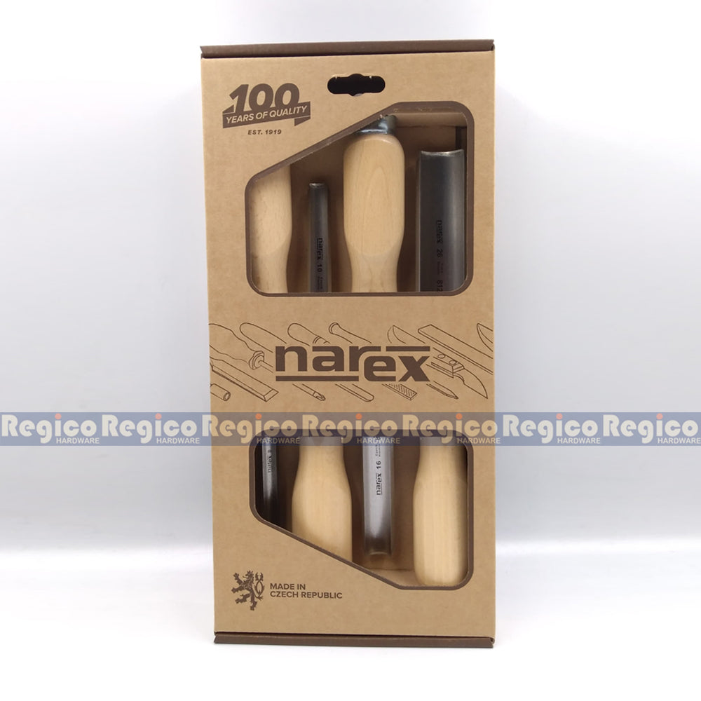 Narex Firmer Gouges Set (#8635)