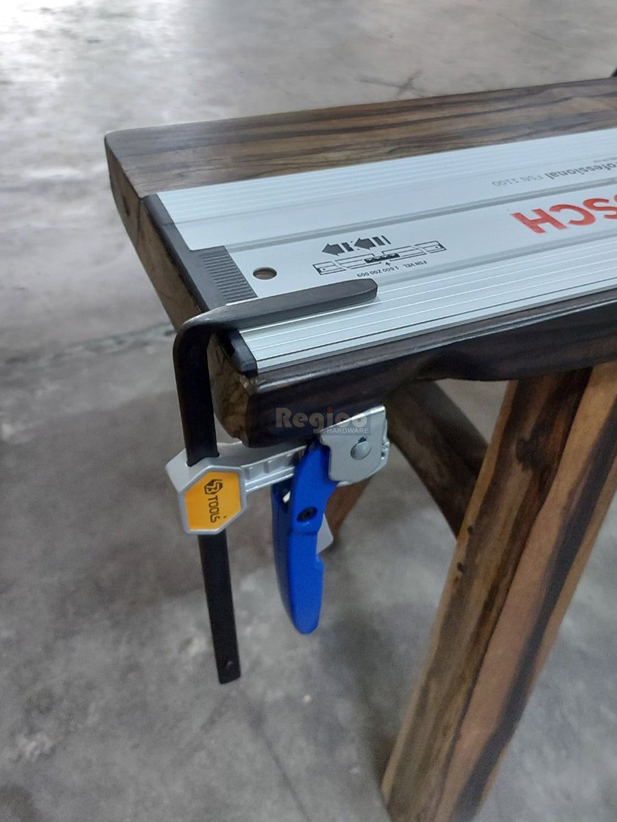 SB Tools 150mm Table Groove Clamp MFT Ratcheting Quick Release Ratcheting Woodworking Clamp
