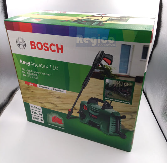 BOSCH AQT 110  110 Bar Easy Aquatak High Pressure Washer Bosch Lawn Garden