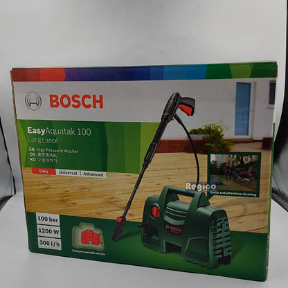 BOSCH AQT 100LL 100 Bar Easy Aquatak with Long Lance Pressure Washer Bosch Lawn Garden