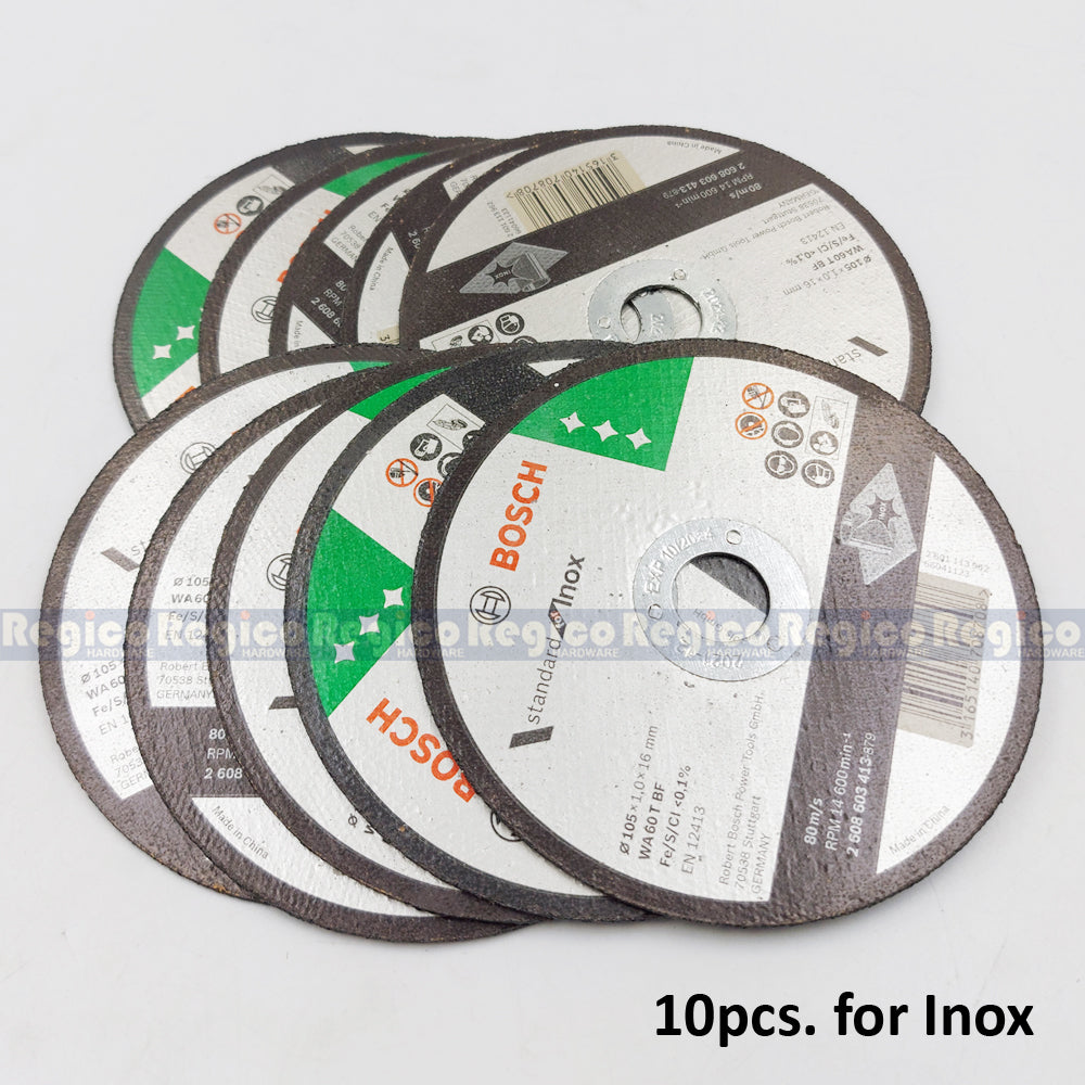 BOSCH 4 inches 105mm Cutting Disc For Metal 1.5mm / For Inox 1mm Bosch Accessories