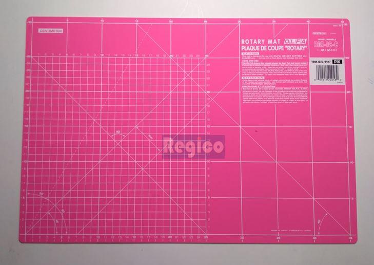 Olfa 45mm Rotary Cutter with Self Healing Mat (12"x18")