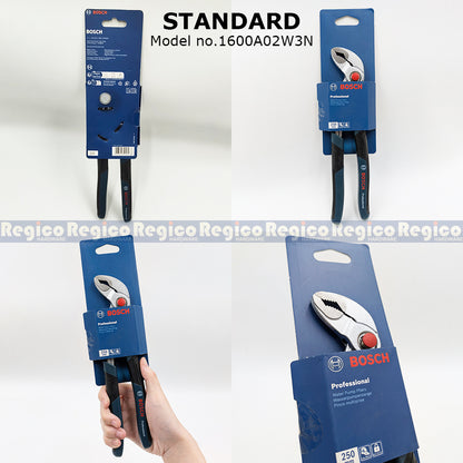 BOSCH Water Pump Sanitary Pliers 250mm | Adjustable Pipe Pliers & Plumbing Tool | Standard VDE Bosch Hand Tools