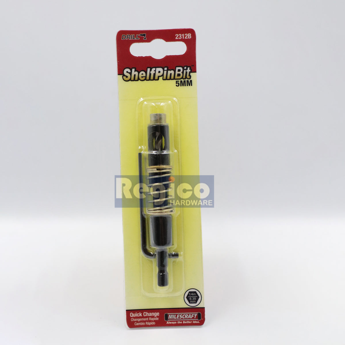 Milescraft 5mm Shelf Pin Bit (#2312)