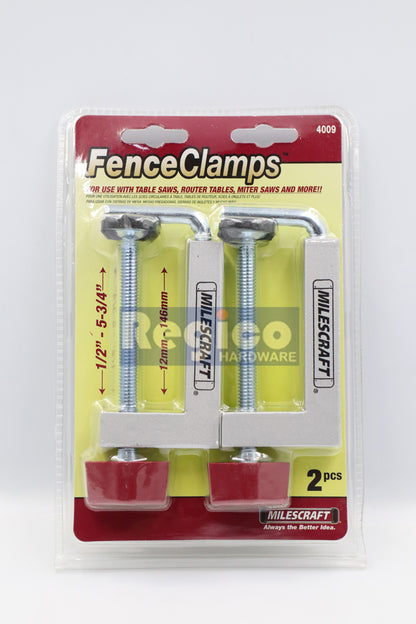Milescraft Fence Clamp & Clamp Square Combo Kit #7350 #4009