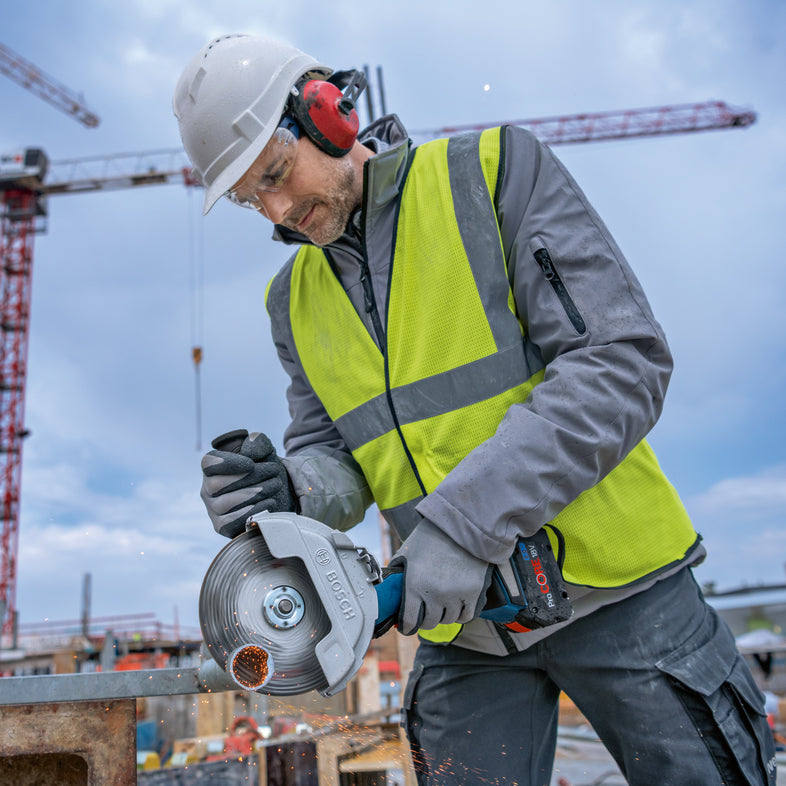 Bosch BITurbo GWS 18v-180 P 7 inches Angle Grinder with Paddle Deadman Switch Bosch Cordless