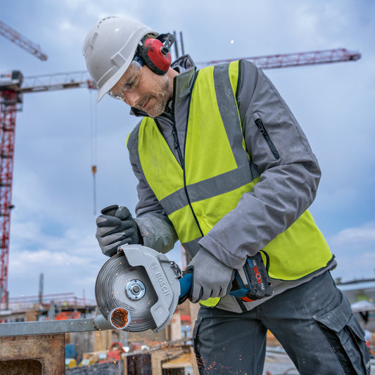 Bosch BITurbo GWS 18v-180 P 7 inches Angle Grinder with Paddle Deadman Switch Bosch Cordless