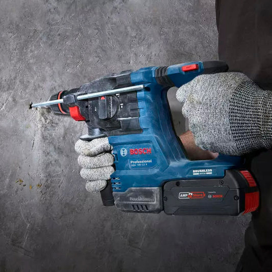 Bosch GBH 18v-22 X SDS Plus Brushless Cordless Rotary Hammer Drill Bosch Cordless