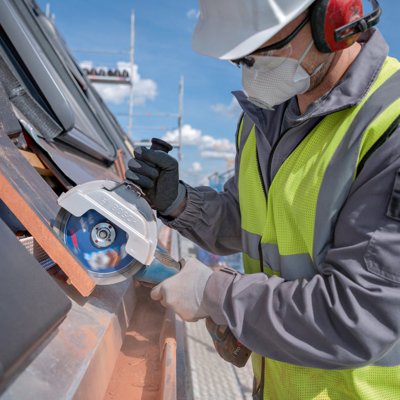 Bosch BITurbo GWS 18v-180 P 7 inches Angle Grinder with Paddle Deadman Switch Bosch Cordless