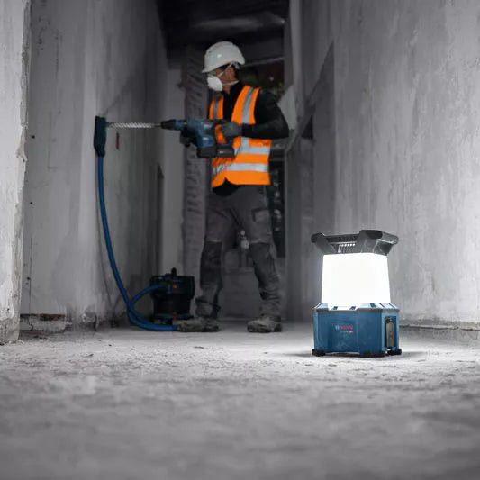 Bosch GLA 18VH-7500  7500 Lumen Hybrid Area Jobsite Worklight Lamp Bosch Cordless 18v Regico Hardware