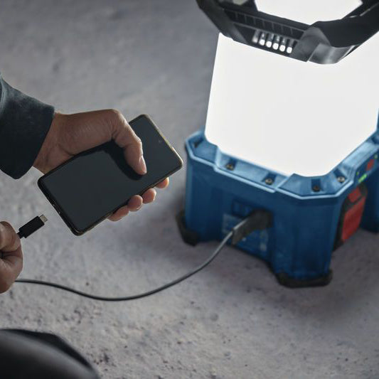 Bosch GLA 18VH-7500  7500 Lumen Hybrid Area Jobsite Worklight Lamp Bosch Cordless 18v Regico Hardware