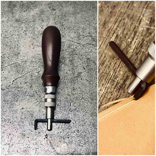 Oka Creaser Beveller Tool Edge Stitching Groover Punch Leatherwork Oka STG1250