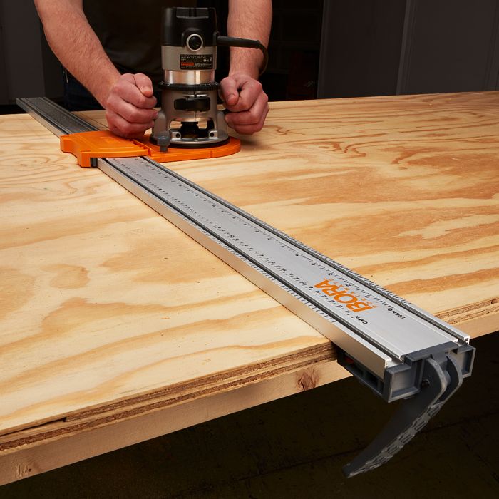 Bora Dado Router Guide Plate for NGX Clamp Edge Guide Rail Woodworking 542005 (ROUTER PLATE ONLY)