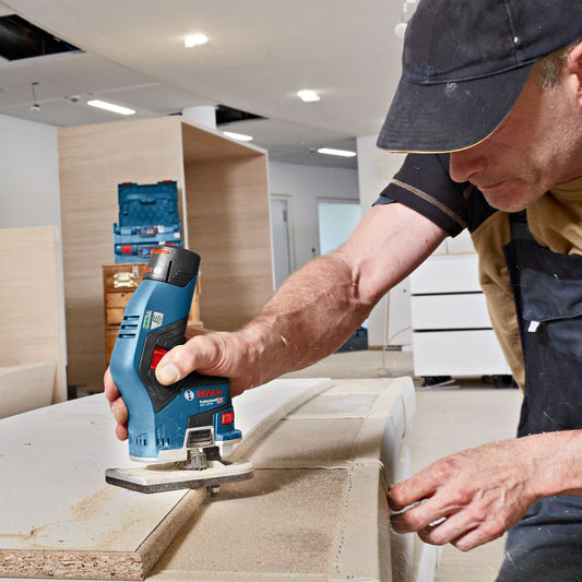 BOSCH GKF 12v-8 BARE TOOL Cordless 1/4 Shank Palm Router Trimmer Original Genuine Bosch Cordless