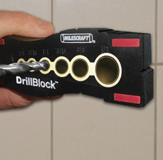 Milescraft Drill Block Woodworking Jig Accessory