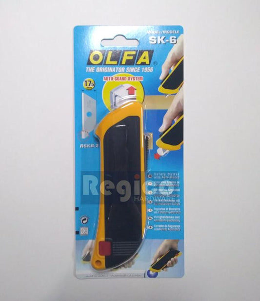 OLFA Safety Cutter with Auto-Guard (SK-6)
