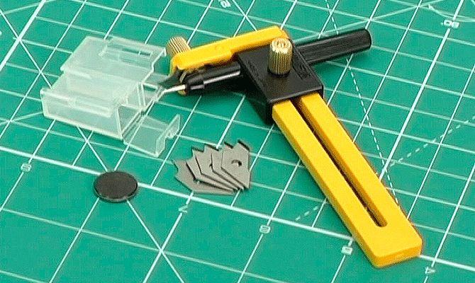 Olfa Compass Cutter CMP-1 with 15pcs COB-1 blade set