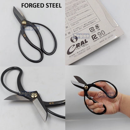 Tsurumaki 165mm Koryu Short Blade Bonsai Tools Shears Flower Floral Vegetable Garden Scissors